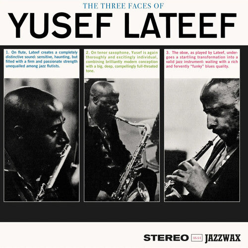 Yusef Lateef - Three Faces Of Yusef Lateef - Limited 180-Gram Vinyl with Bonus Tracks