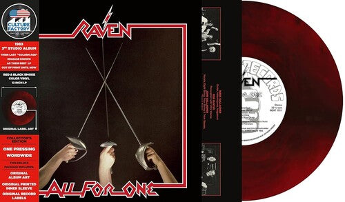Raven - All For One - Red & Black Smoke Vinyl