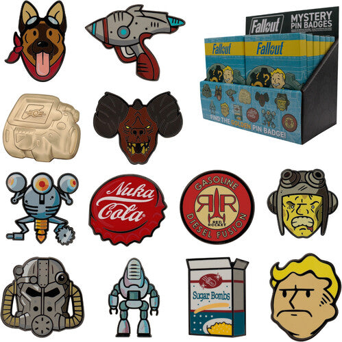 Fallout - Mystery Pin Badge - 12ct Blind Box Display PDQ