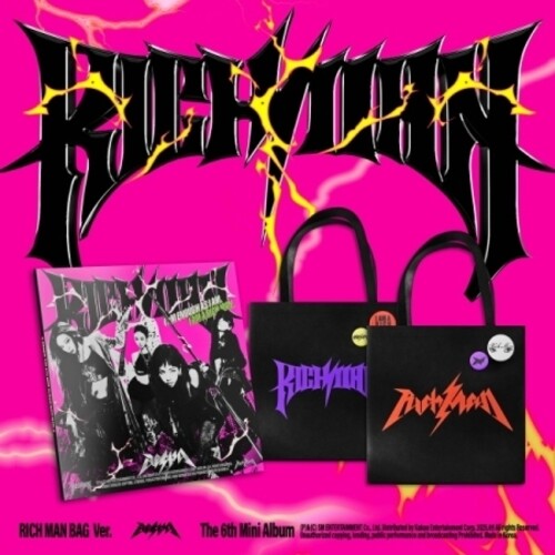 Aespa - Rich Man - Rich Man Bag Version - incl. Canvas Bag, Pin Badge, Sleeve, Photocard + 11pc Photo Sheet Set