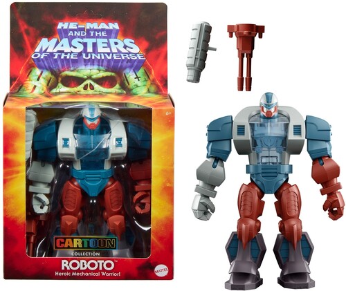 Masters of the Universe: Origins 200X Cartoon Collection Roboto Action Figure (He-Man, MOTU)
