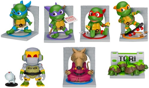 Beast Kingdom - Teenage Mutant Ninja Turtles - MEA - Blind Box Series 6ct Set (TMNT)