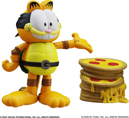 Garfield x Teenage Mutant Ninja Turtles : Garfello and Sidekick Odie Action Figure 2pk