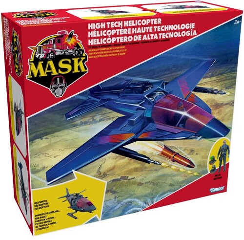 M.A.S.K. - High Tech Helicopter (HTH) Vehicle with Figure Set