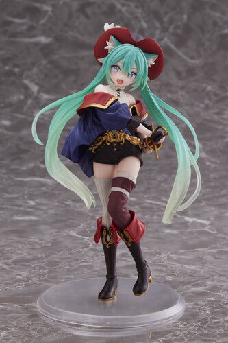 Taito Hatsune Miku Wonderland Puss in Boots Statue