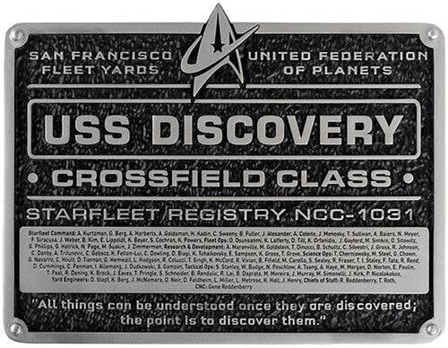 Star Trek: Discovery - Resin Dedication Plaque - U.S.S. Discovery