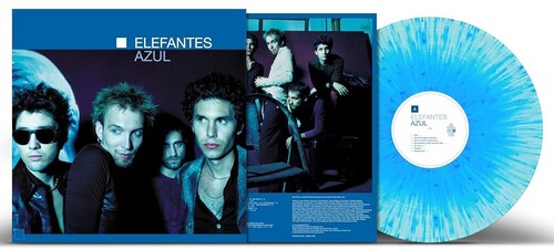Elefantes - Azul 25 Aniversario - Blue Splatter Vinyl