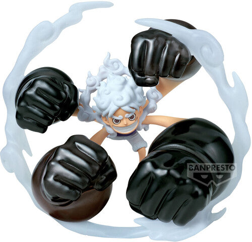Banpresto - One Piece - World Collectable Figure - Monkey D. Luffy Gear 5 Gum-Gum Dawn Gatling Special