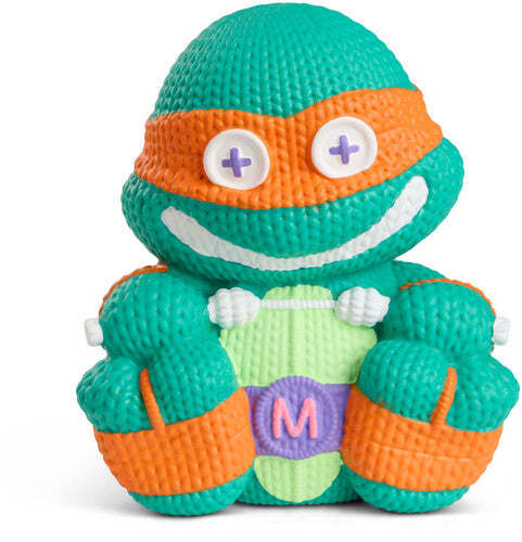 Teenage Mutant Ninja Turtles (TMNT) - Michelangelo Blacklight Limited Edition Vinyl Figure – Handmade by Robots