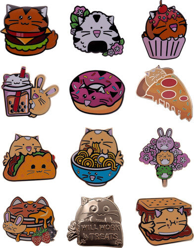 Fuzzballs - Mystery Pin Badge - 12ct Blind Box Display
