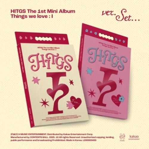Hitgs - Things We Love : I - Random Cover - incl. Photobook, Sticker, Polaroid Photo, Photocard, Folded Poster, Postcard + Mount Film