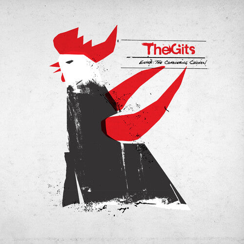 Gits - Enter: The Conquering Chicken - Clear w/Black & Red
