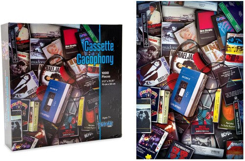80s Cassette Music Hits 1000-Piece Jigsaw Puzzle