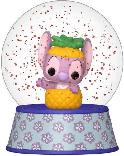 Funko POP! Mini Glitter Globe: Stitch - Angel in Pineapple (Disney)