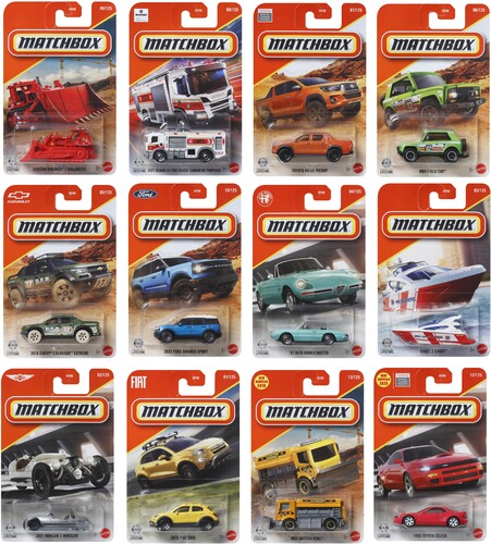 Matchbox 1:64 Basic Car Collection 24-Piece A Assortment