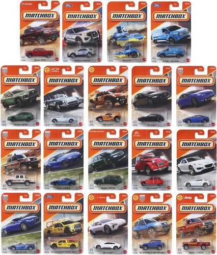 Matchbox 1:64 Basic Car Collection 24-Piece C Assortment