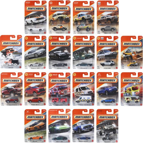 Matchbox 1:64 Basic Car Collection 24-Piece F Assortment