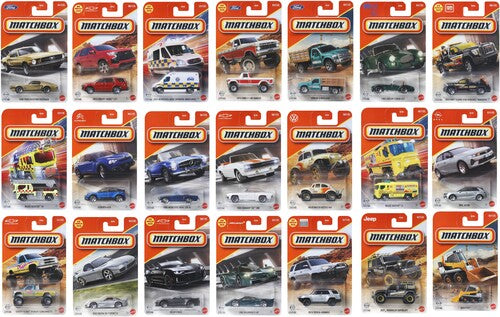Matchbox 1:64 Basic Car Collection 24-Piece G Assortment