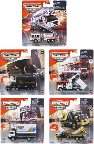 Matchbox Real Working Rigs 6-Piece H Assortment
