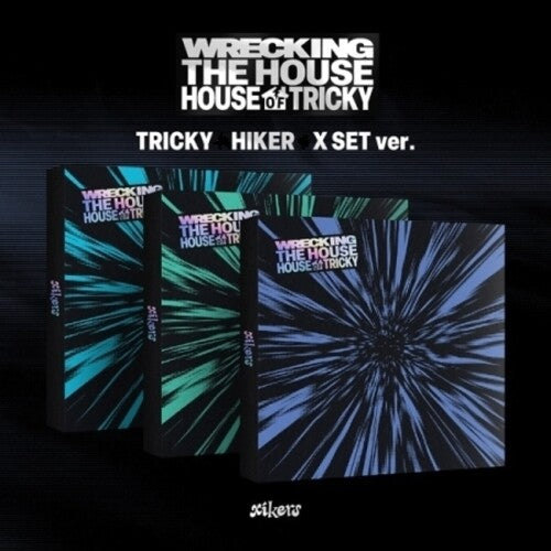 xikers - House Of Tricky : Wrecking The House - Random Cover - incl. Photobook, Envelope, Folded Poster, Sticker, 2 Photocards + Magnet