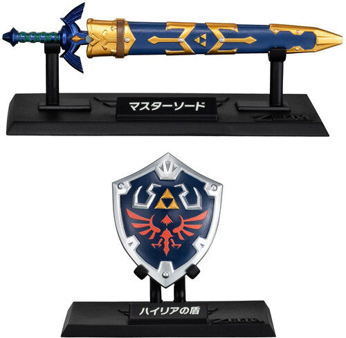 Shokugan Legend of Zelda Weapons Collection 10ct display