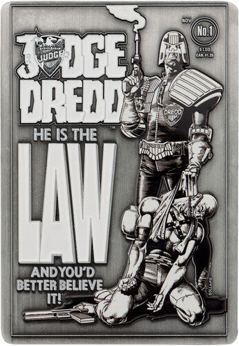 2000 AD - Limited Edition Ingot - Judge Dredd Comic Book Cover
