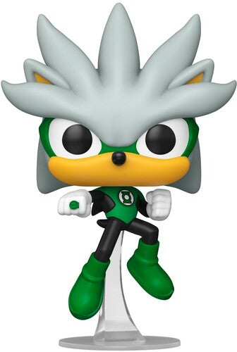 Funko POP! Heroes: DC Comics x Sonic - Silver as The Green Lantern