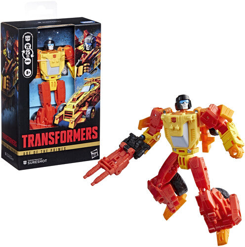 Transformers - Age of the Primes - Deluxe Class Targetmaster Sureshot Action Figure