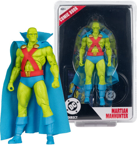 McFarlane Toys - DC Direct - Page Punchers - Martian Manhunter (Justice League #77) 7" Action Figure with Comic