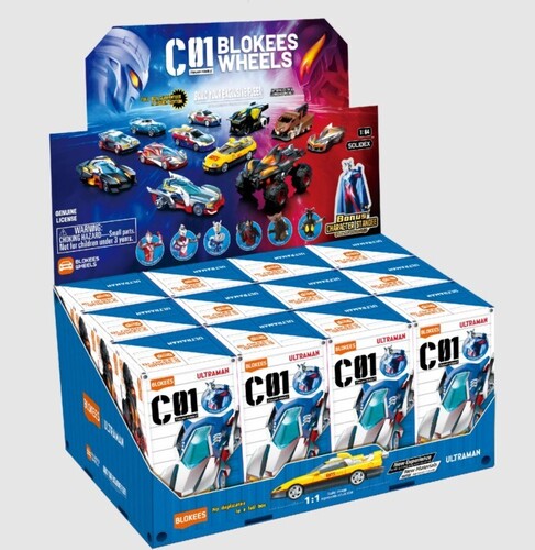 Blokees - Ultraman - Blokees Wheels - C01: Galaxy Power Model Kit 12ct Display