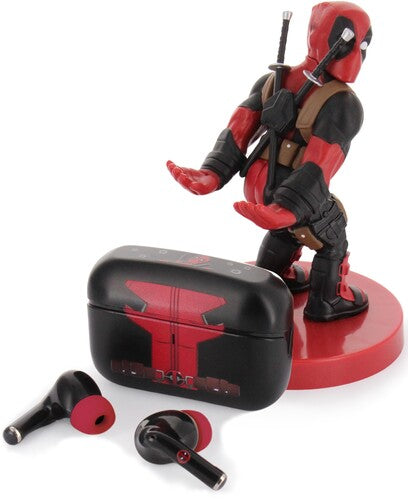 Marvel - Wireless Bluetooth Earbuds Bundle - Deadpool