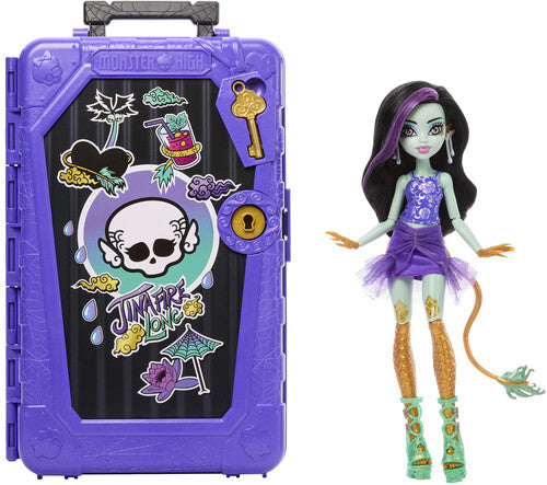 Mattel Collectible - Monster High Skulltimate Secrets: Gore-Geous Oasis Jinafire Long Doll & Playset
