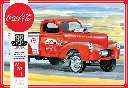 1940 Willys Pickup Gasser (CocaCola) 2T AMT Model Kit
