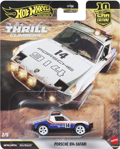 Mattel - Hot Wheels Premium: Thrill Climbers Porsche 914 Safari (Chassis Con)