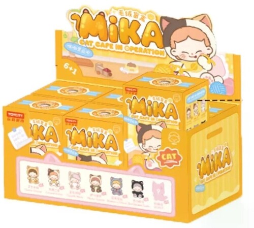 TOY CITY - Mika Cat - Cafe In Operation Series Plush Blind Box 12pc display