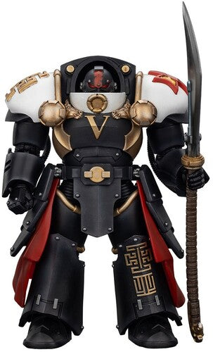 Warhammer 40K: The Horus Heresy - White Scars: Ebon Keshig Terminator 1 with Power Glaive 1/18 Action Figure