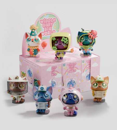 Kaleidos Widdle Baby, Big World: Blind Box Series 1 with 6-Piece PDQ