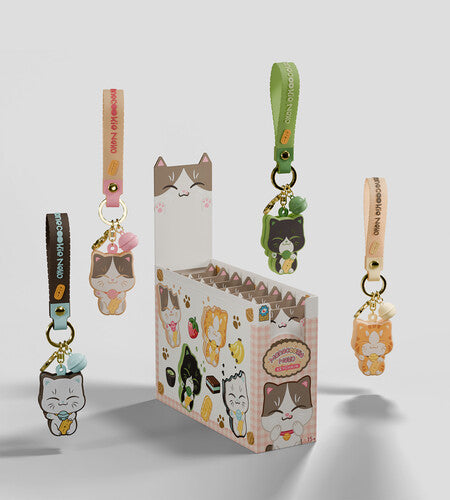 Kaleidos Manecookie Neko: Series 1 Blind Box with 8-Piece PDQ