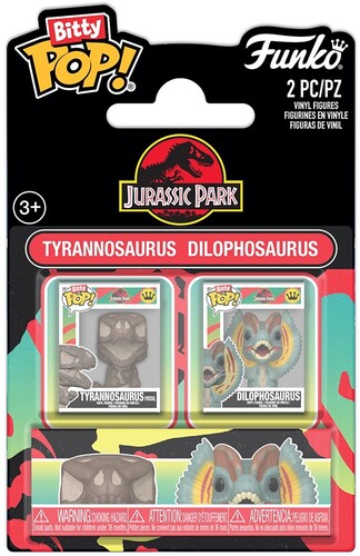 Funko Bitty POP!: Jurassic Park 2-Pack - T-Rex & Dilo