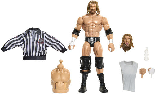WWE Elite Collection 6" Summerslam Triple H Action Figure with Jesse Ventura Build-A-Figure Part