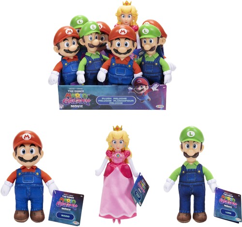 Super Mario Galaxy Movie - 9" Plush Assortment