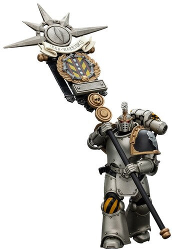Warhammer 40K: The Horus Heresy - Iron Warriors: Command Squad Chosen with Legion Standard 1/18 Action Figure