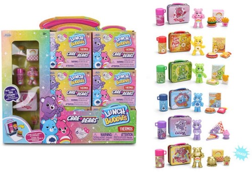 Lunch Buddies - Care Bears - Lunch Box Mini Playset Blind Box Display