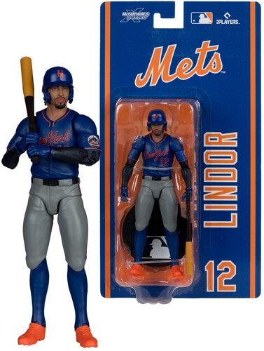 Mcfarlane MLB 6in Act Fig Wv1 Lindor (Mets) (Afig)