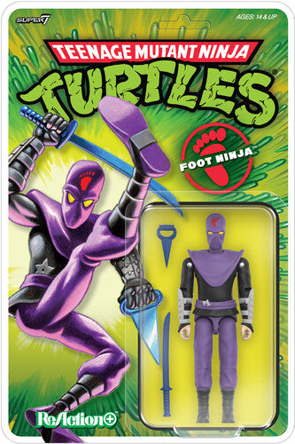 Super7 - Teenage Mutant Ninja Turtles - ReAction+ Wv1 - Foot Ninja (TMNT)