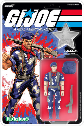 Super7 - G.I. Joe - ReAction+ Wv8 - LT. Falcon (America's 250th Anniversary)