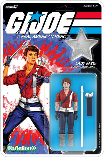 Super7 - G.I. Joe - ReAction+ Wv8 - Lady Jaye (America's 250th Anniversary)