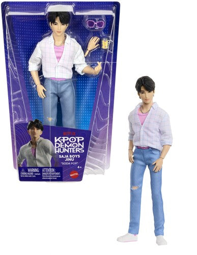 KPop Demon Hunters Saja Boys Jinu “Soda Pop" Doll (KPDH)