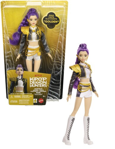 KPop Demon Hunters HUNTR/X: Rumi “Golden" Singing Doll (KPDH)