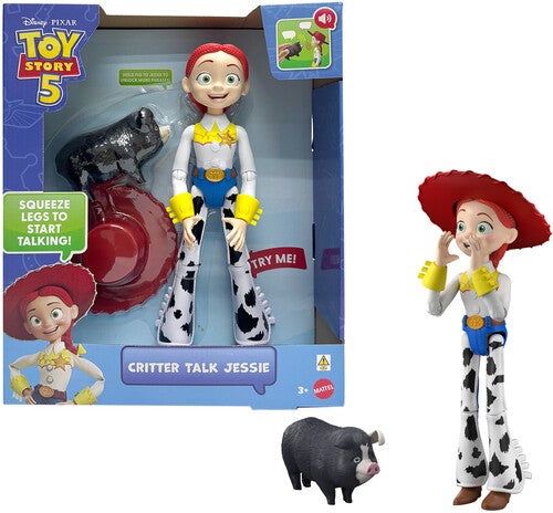 Disney/PIXAR Toy Story 5 Critter Talk Jessie 12" Action Figure & JD Pig with Sounds
